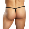 Liquid Onyx Posing Strap Black O/S - Lingerie - Packaged