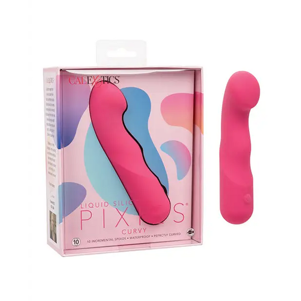 Liquid Silicone Pixies Curvy - Pink - Vibrators