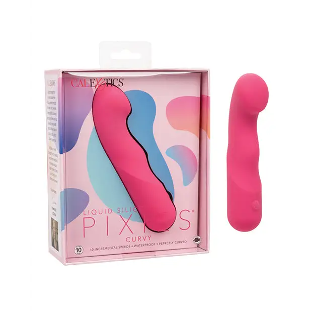 Liquid Silicone Pixies Curvy - Pink - Vibrators