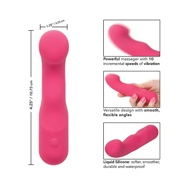 Liquid Silicone Pixies Curvy - Pink - Vibrators