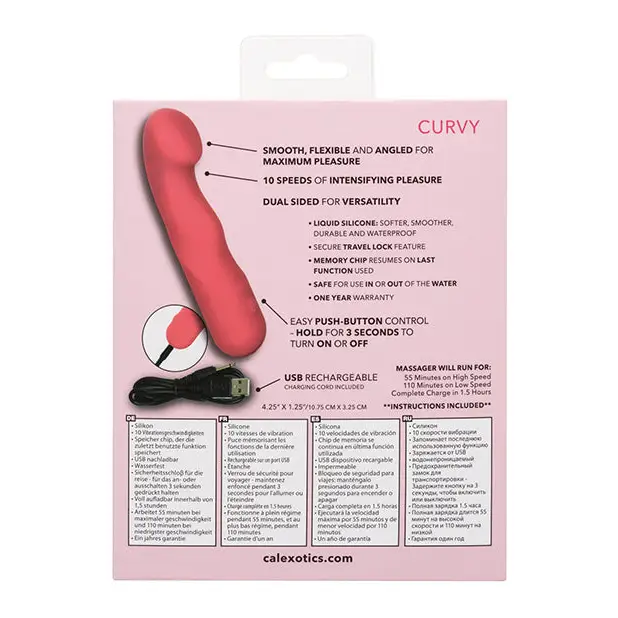 Liquid Silicone Pixies Curvy - Pink - Vibrators