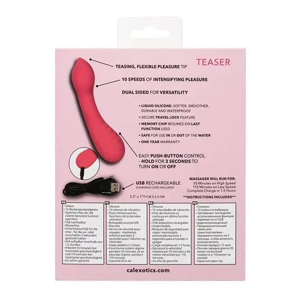 Liquid Silicone Pixies Teaser - Pink - Vibrators