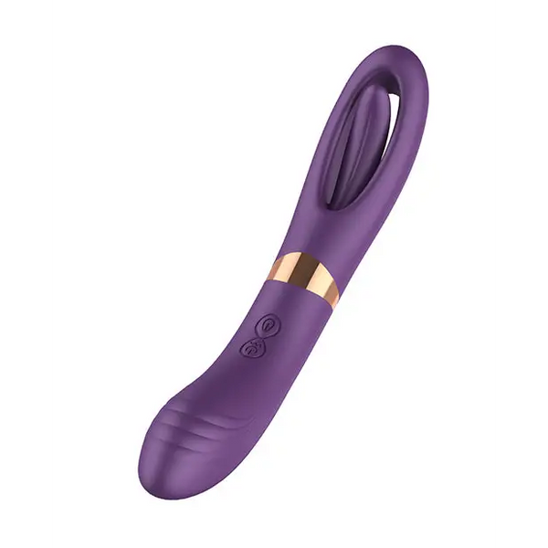 Lisa Flicking G-Spot Vibrator - Purple