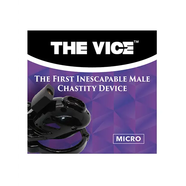 Locked In Lust The Vice Micro - Black - Bondage Blindfolds & Restraints