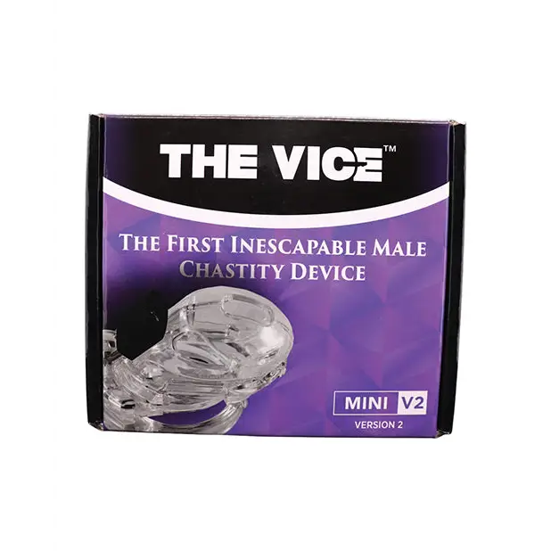 Locked In Lust The Vice Mini V2 - Clear - Bondage Blindfolds & Restraints