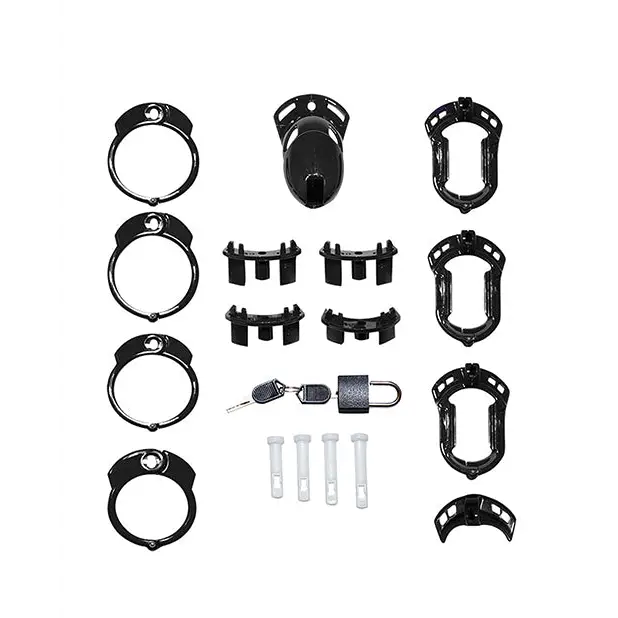 Locked In Lust The Vice Standard - Black - Bondage Blindfolds & Restraints