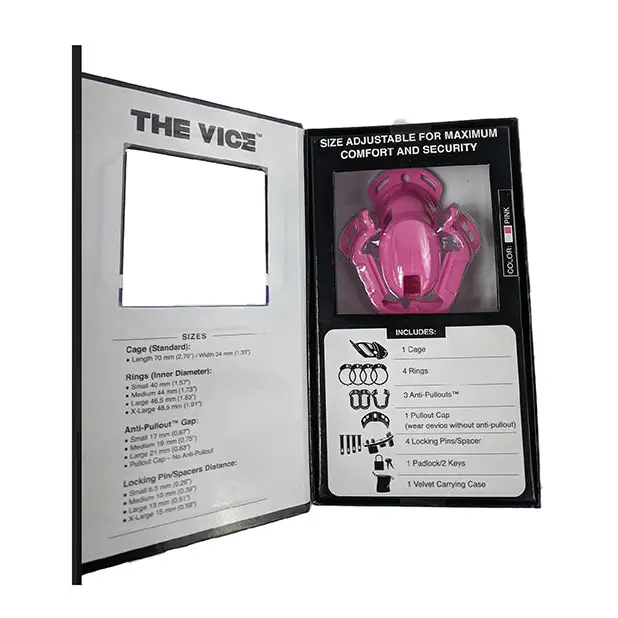 Locked In Lust The Vice Standard - Pink - Bondage Blindfolds & Restraints