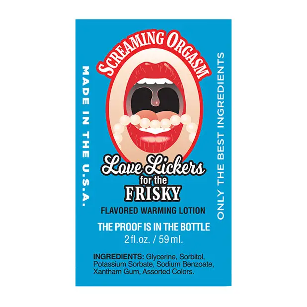 Love Lickers - 2 oz Screaming Orgasm Raspberry - Lotions Oils Creams And Gels