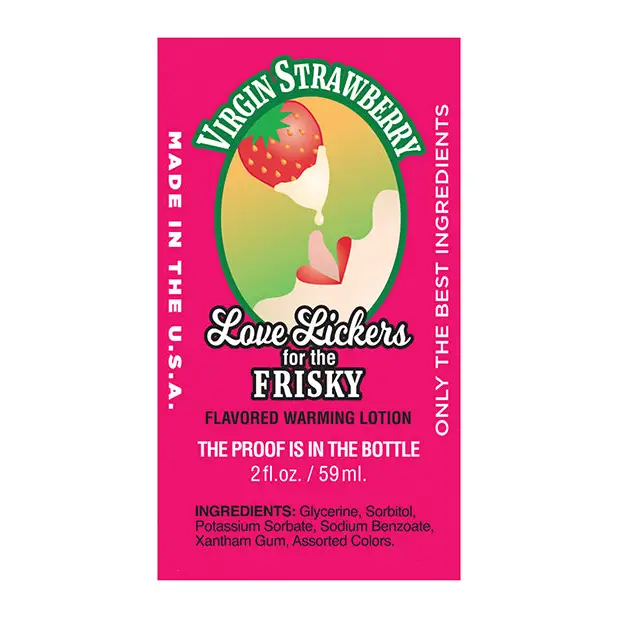 Love Lickers - 2 oz Virgin Strawberry - Lotions Oils Creams And Gels