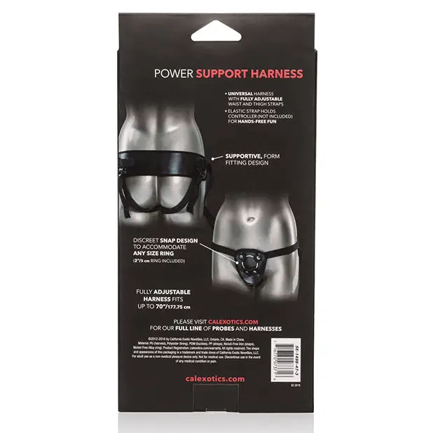 Love Rider Universal Power Support Harness - Black - Strap Ons