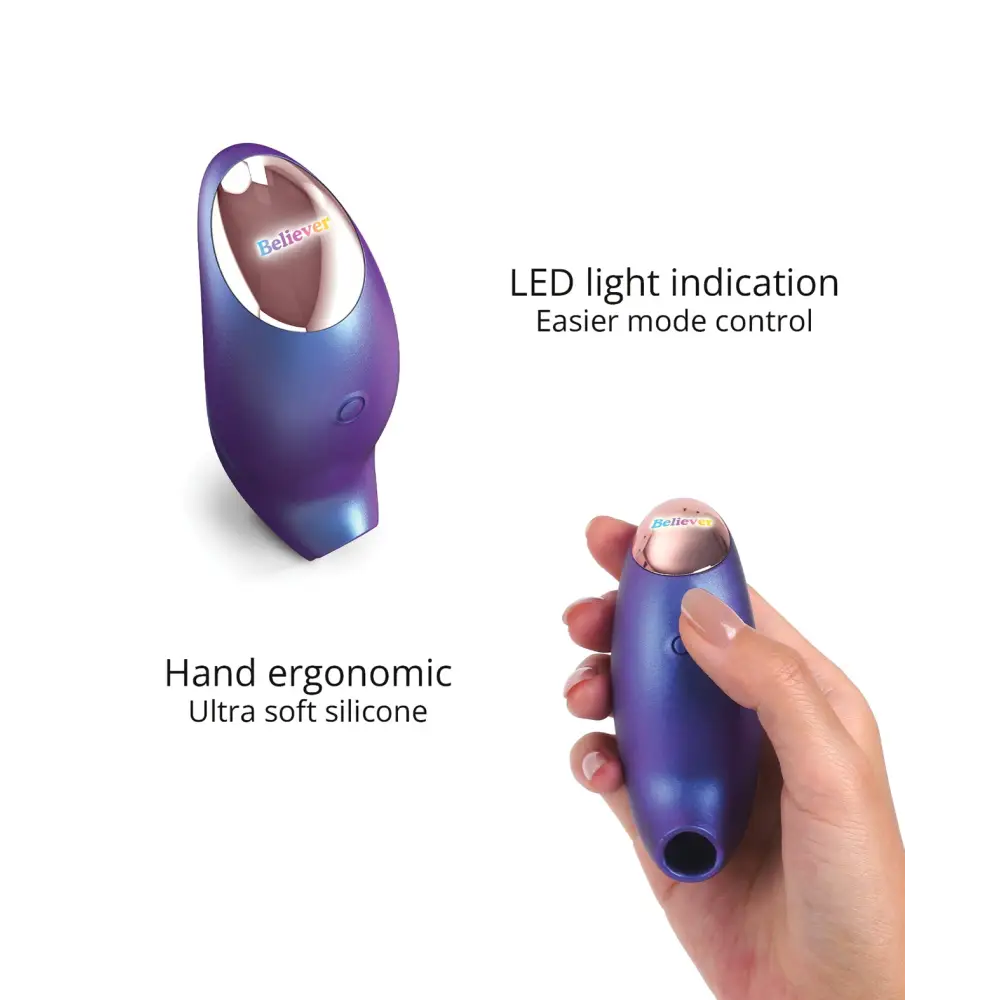 Love to Love Believer Mini Tongue Flicker - Iridescent Night - Stimulators