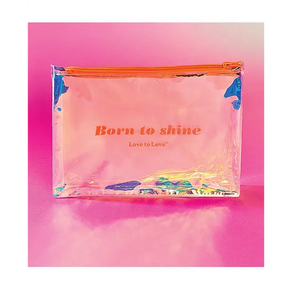 Love to Love Born to Shine Pouch - Vivid Orange