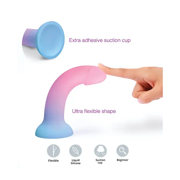 Love to Love Curved Suction Cup Dildolls Utopia - Asst Colors - Dongs & Dildos