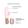Love to Love Sassy Bunny Thrusting G-Spot Rabbit - Baby Pink - Vibrators