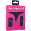 Love to Love Secret Vibrating Panty - Black - Stimulators