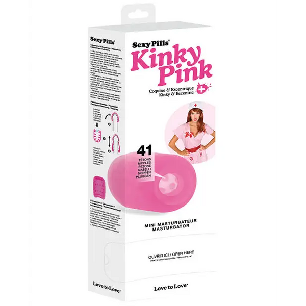 Love to Love Sexy Pills Mini Masturbator - Pink Box of 6 - Dolls & Masturbators