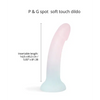 Love to Love Silicone Dildolls Galactica - Unicorn Color w/Glitter - Dongs & Dildos