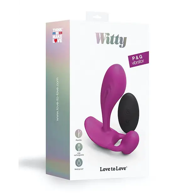 Love to Love Witty Flexible Dual Stim - Sweet Orchid - Vibrators