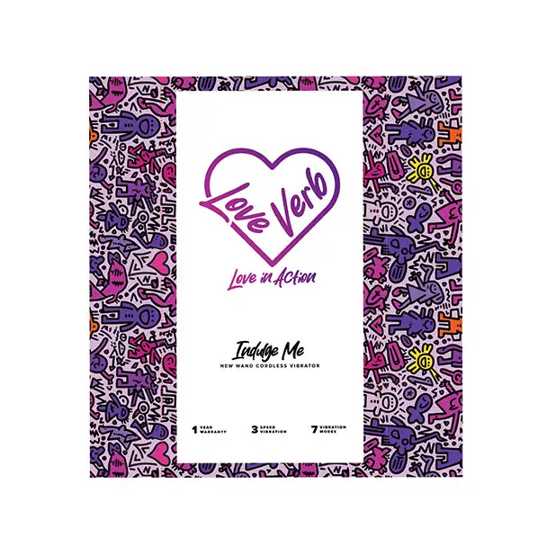 Love Verb Indulge Me Copper-Infused Dual Use Wand - Lilac - Massage Products