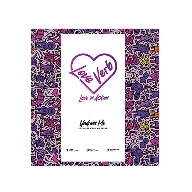 Love Verb Undress Me Copper-Infused Mini Wand - Lilac - Massage Products