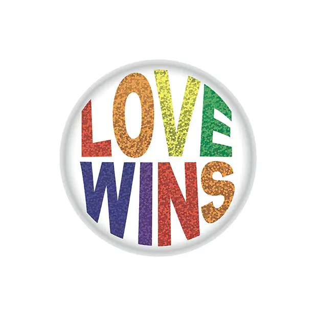 Love Wins Button - Gay & Lesbian Products