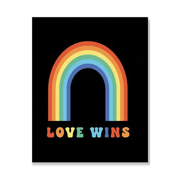 Love Wins Greeting Card - Gay & Lesbian Products