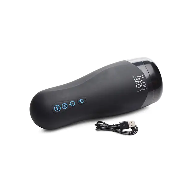 LoveBotz Auto Milker 15x Sucking Masturbator - Black - Dolls & Masturbators