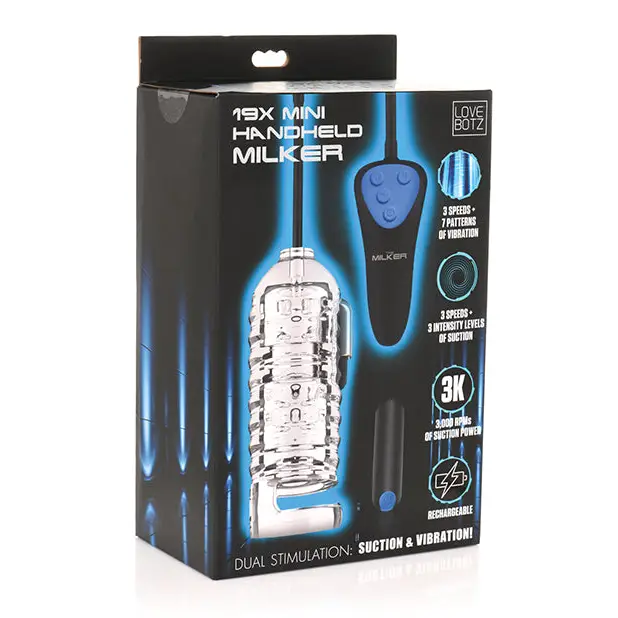 LoveBotz Mini Handheld Milker - Dolls & Masturbators