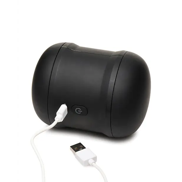 LoveBotz Mini Vibrating Double Stroker - Black - Dolls & Masturbators