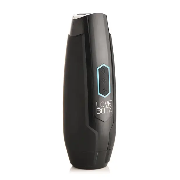LoveBotz The Milker Max 14X Thrusting & Vibrating Masturbator - Black