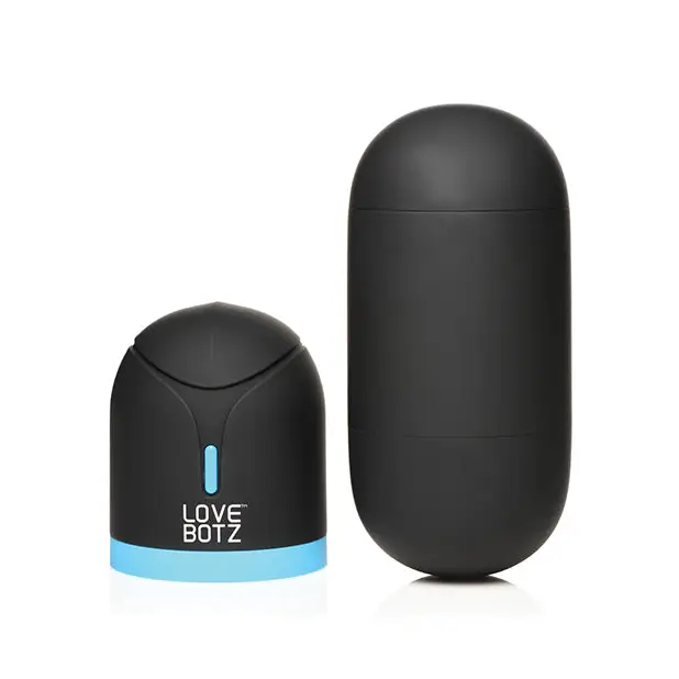 LoveBotz The Milker Mega-Pod Sucking Masturbator - Black/Clear - Dolls & Masturbators