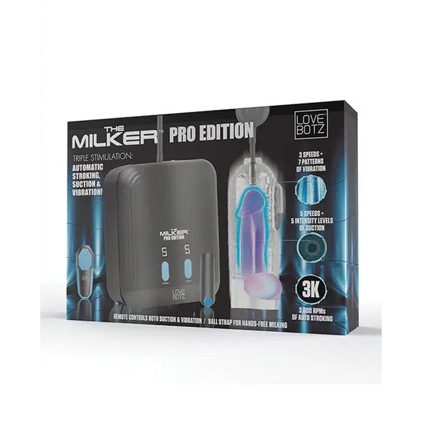 LoveBotz The Milker Pro Edition - Clear - Dolls & Masturbators