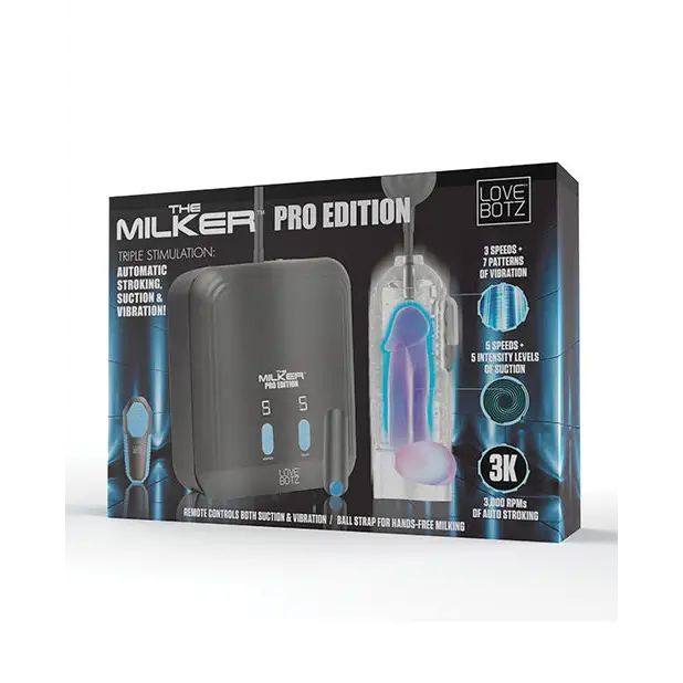 LoveBotz The Milker Pro Edition - Clear - Dolls & Masturbators