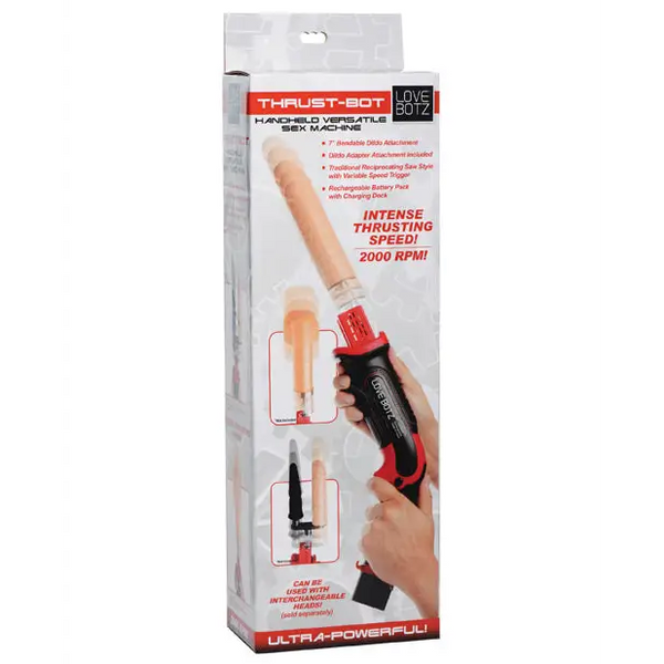 LoveBotz Thrust Bot Handheld Multi Speed Sex Machine - Sex Machines