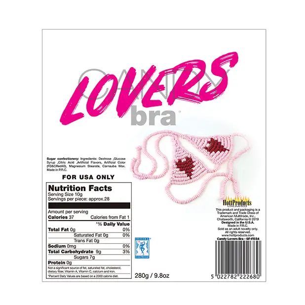 Lover’s Candy Heart Bra - Body Toppings & Edibles