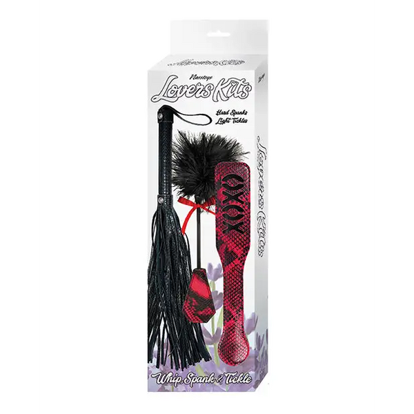 Lovers Kits Whip Tickle & Paddle - Bondage Blindfolds & Restraints
