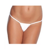 Low Rise Lycra G-String White XL - Lingerie - Hanging