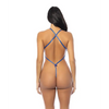 Lucciana Soft Cup Lace Teddy - Cobalt Blue L/XL - Lingerie - Packaged