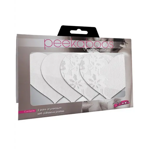 Luminous Hearts - White Pack of 2 - Lingerie - Packaged