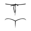 Lust Orthia Criss Cross Bra & G-String Black L/XL - Lingerie - Packaged