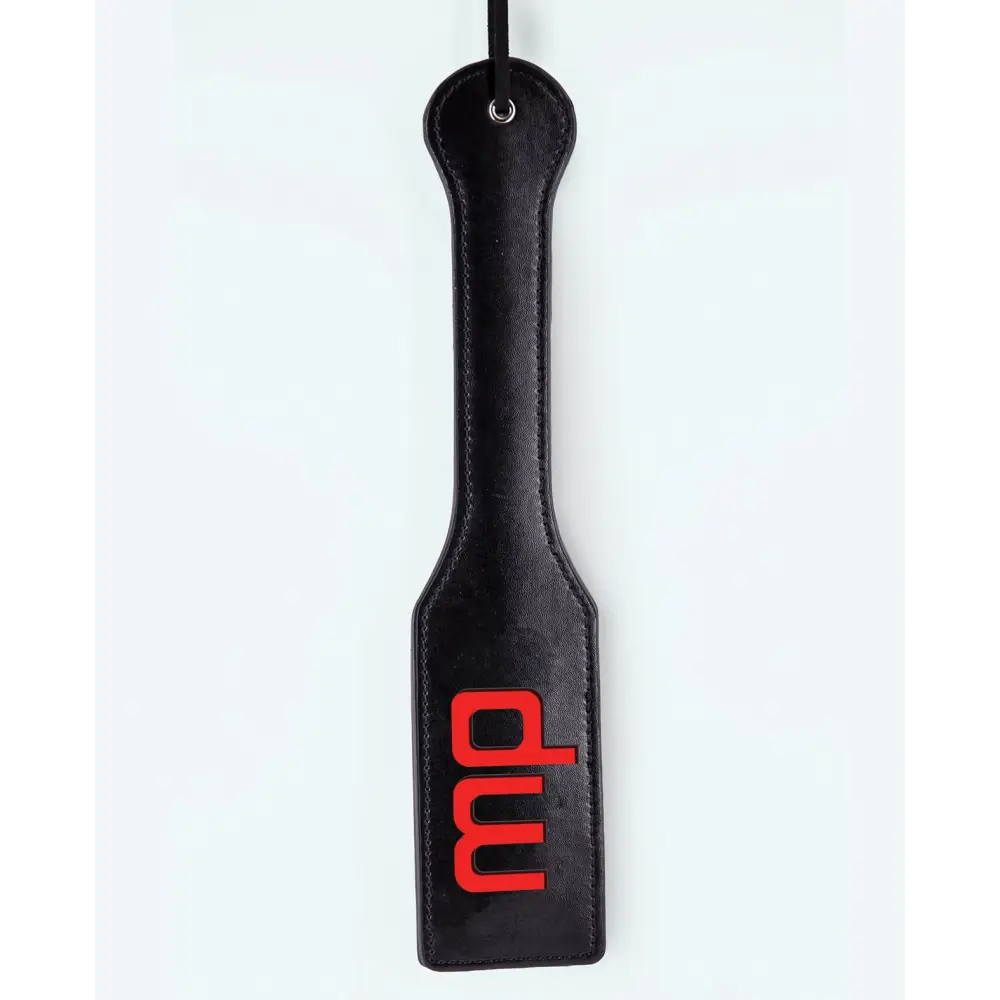 Lust PU Leather MP Paddle - Black