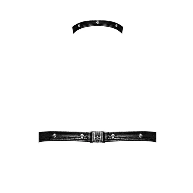 Lust Seducer Strappy Cupless & Crotchless G-String Teddy Black L/XL - Lingerie - Packaged