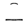 Lust Seducer Strappy Cupless & Crotchless G-String Teddy Black S/M - Lingerie - Packaged