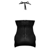 Lust Selene Keyhole Front Dress w/Zipper Back & G-String Black L/XL - Lingerie - Packaged