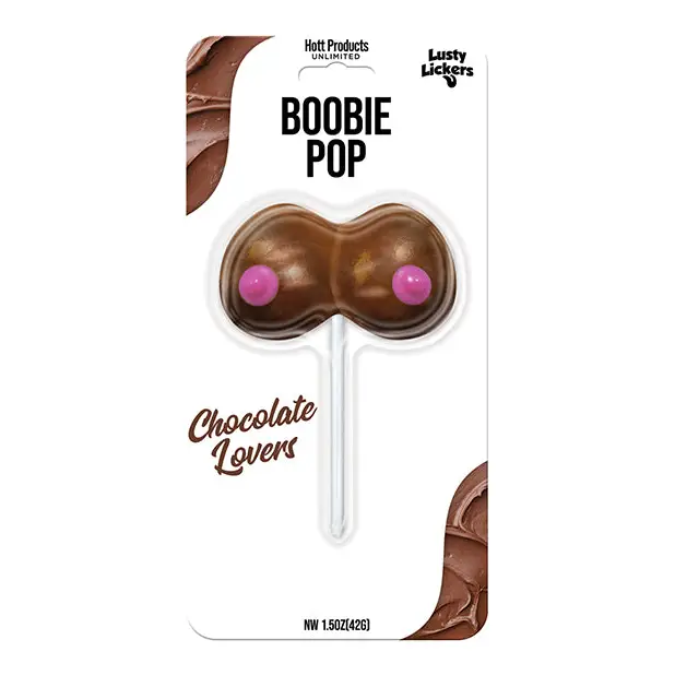 Lusty Lickers Boobie Pop - Chocolate Lovers - Bachelorette & Party Supplies