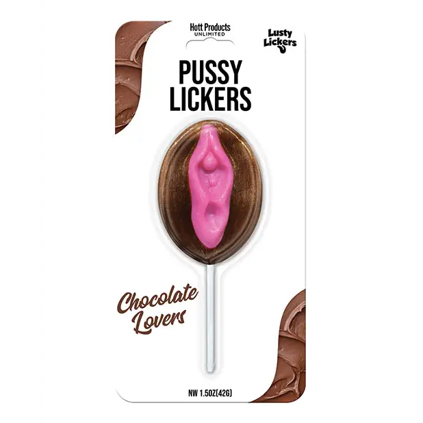 Lusty Lickers Pussy Pop - Chocolate Lovers - Bachelorette & Party Supplies