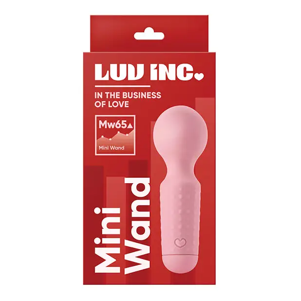 Luv Inc. 4’’ Mini Wand - Light Pink - Stimulators
