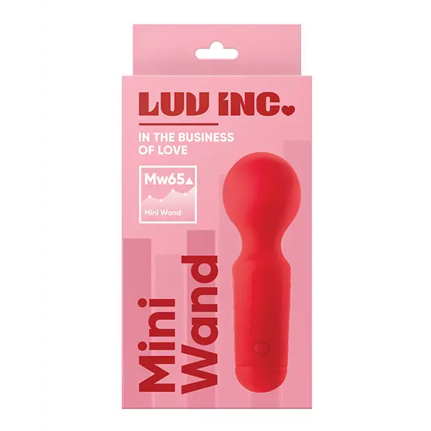 Luv Inc. 4’’ Mini Wand - Red - Stimulators