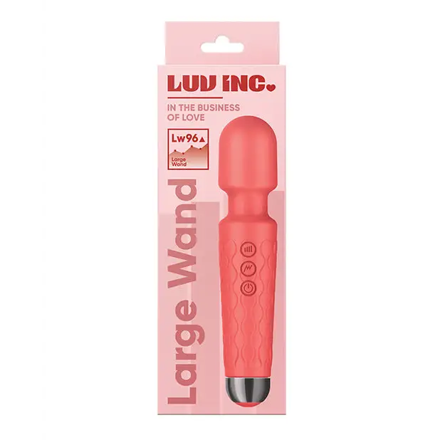 Luv Inc. 8’’ Large Wand - Coral - Massage Products