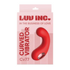 Luv Inc. Curved Vibrator - Red - Vibrators